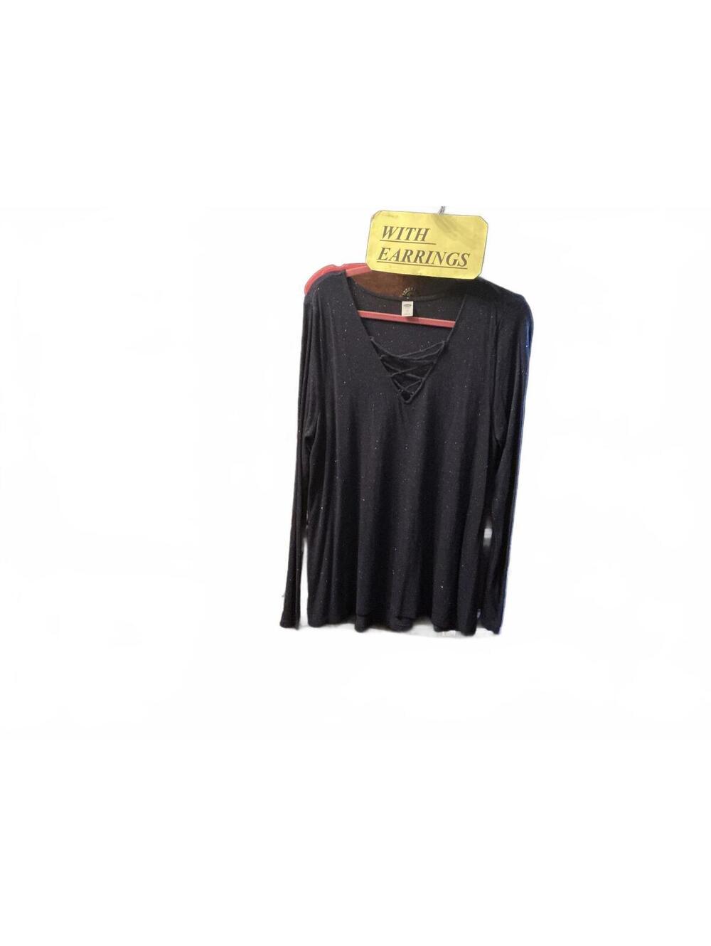 XL Ocean Deep Top & Earrings